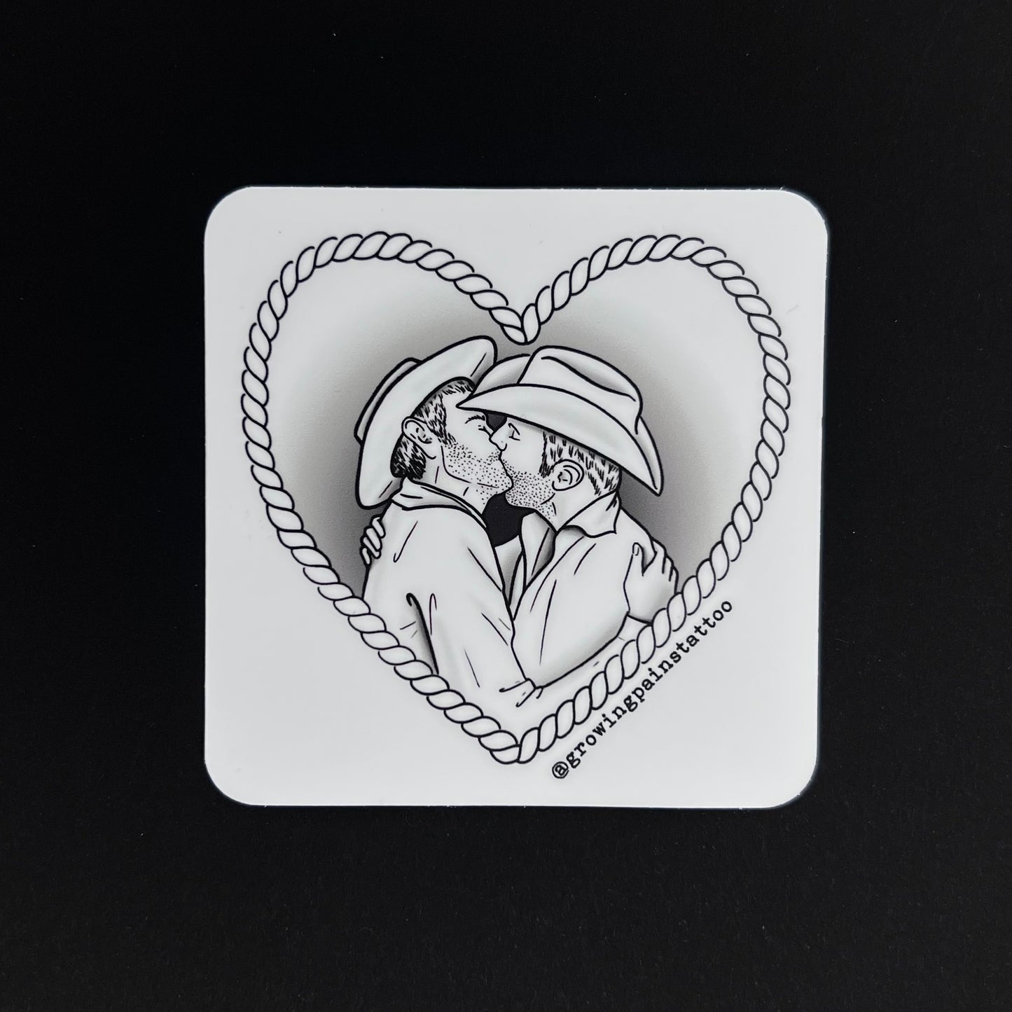 Kissin’ Cowboys Sticker